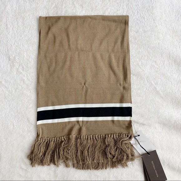 NWT Authentic Bottega Veneta Men’s Stripe Scarf - Picture 2 of 8